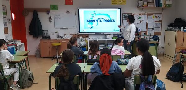 Continúan en Sóller las charlas escolares de concienciación del valor del agua